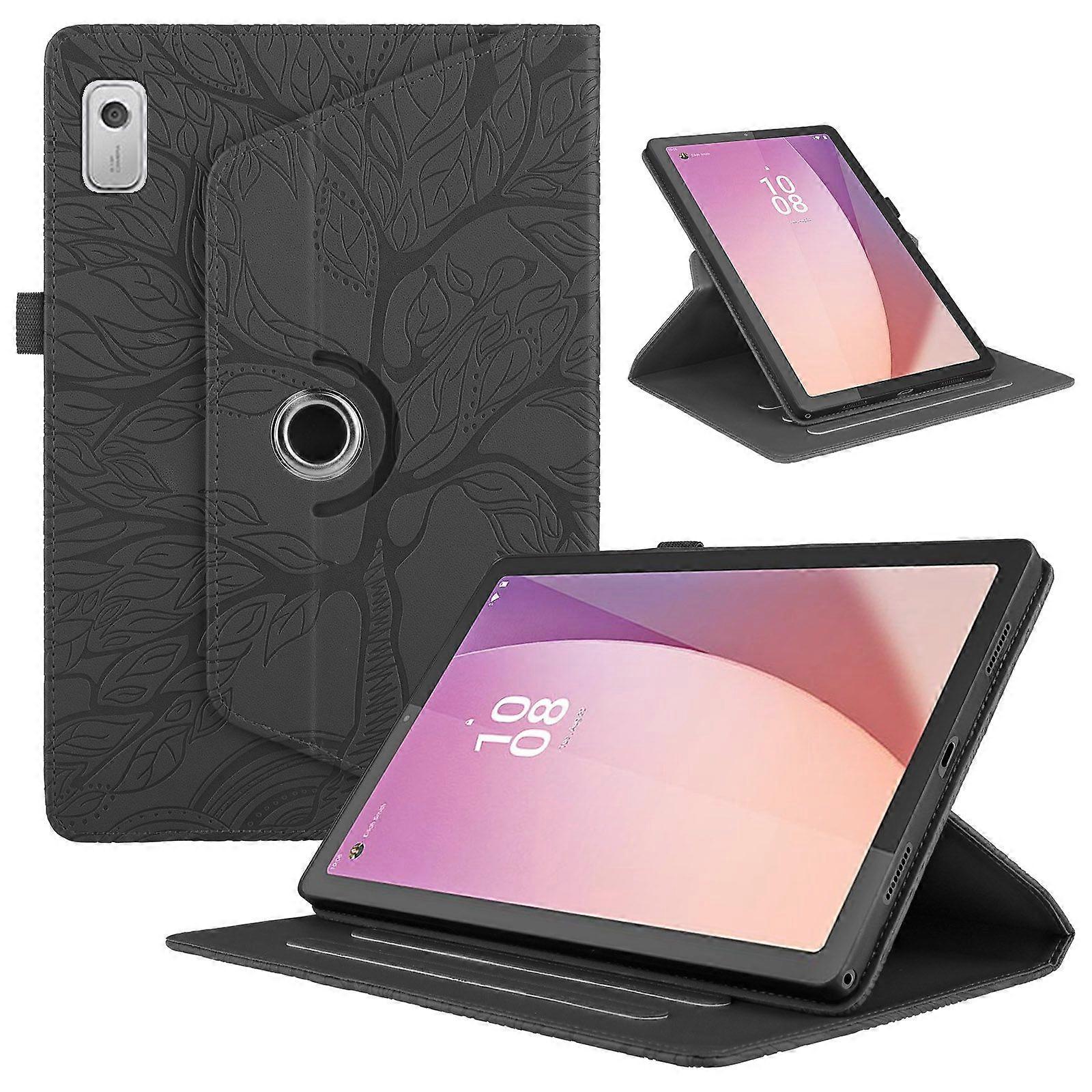 Flip Case for Lenovo Tab M9 360 Rotatable Shockproof Tablet Case with Vertical Bracket