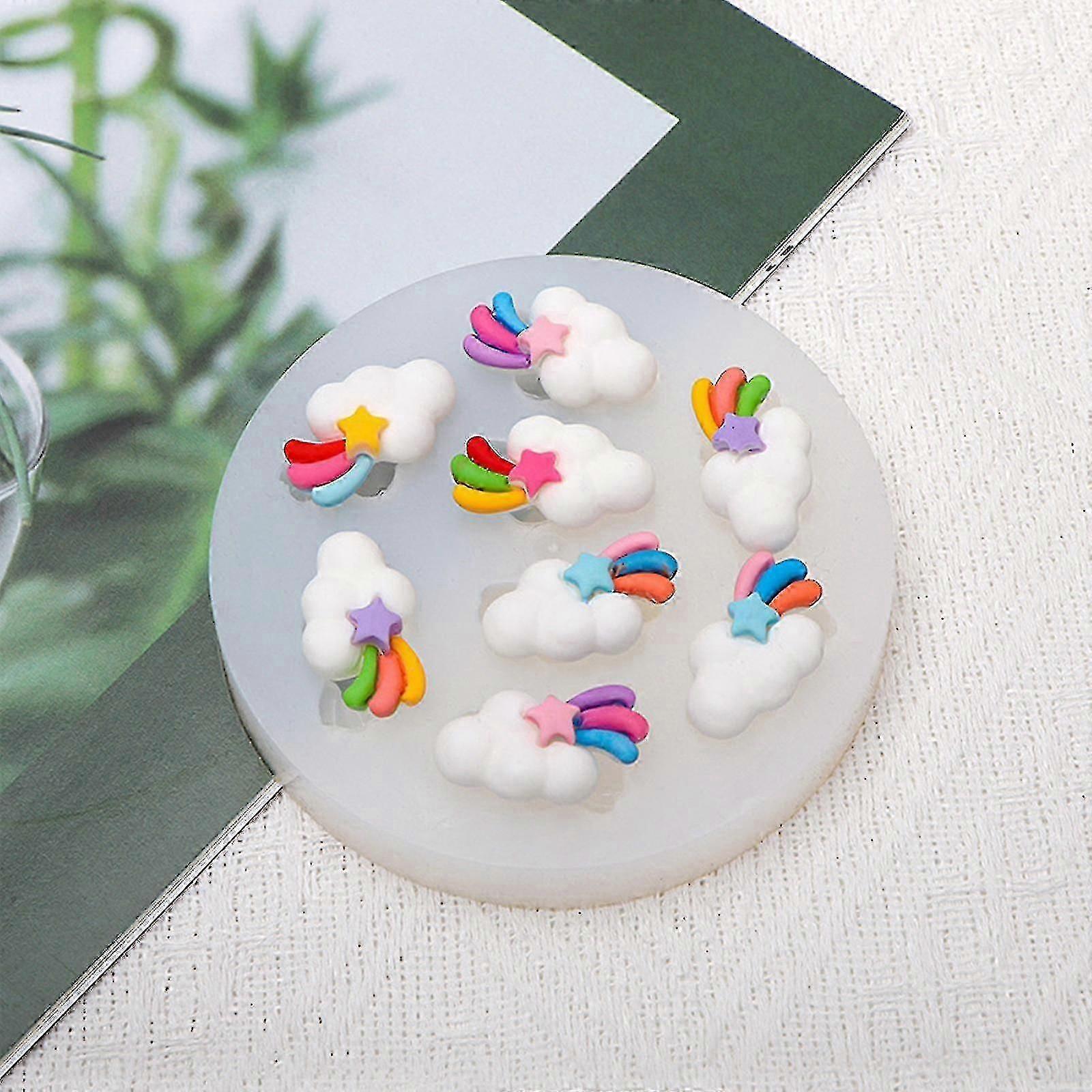 Rainbow Clouds Epoxy Resin Mold Diy Casting Mold Phone For Case Decorations Mold