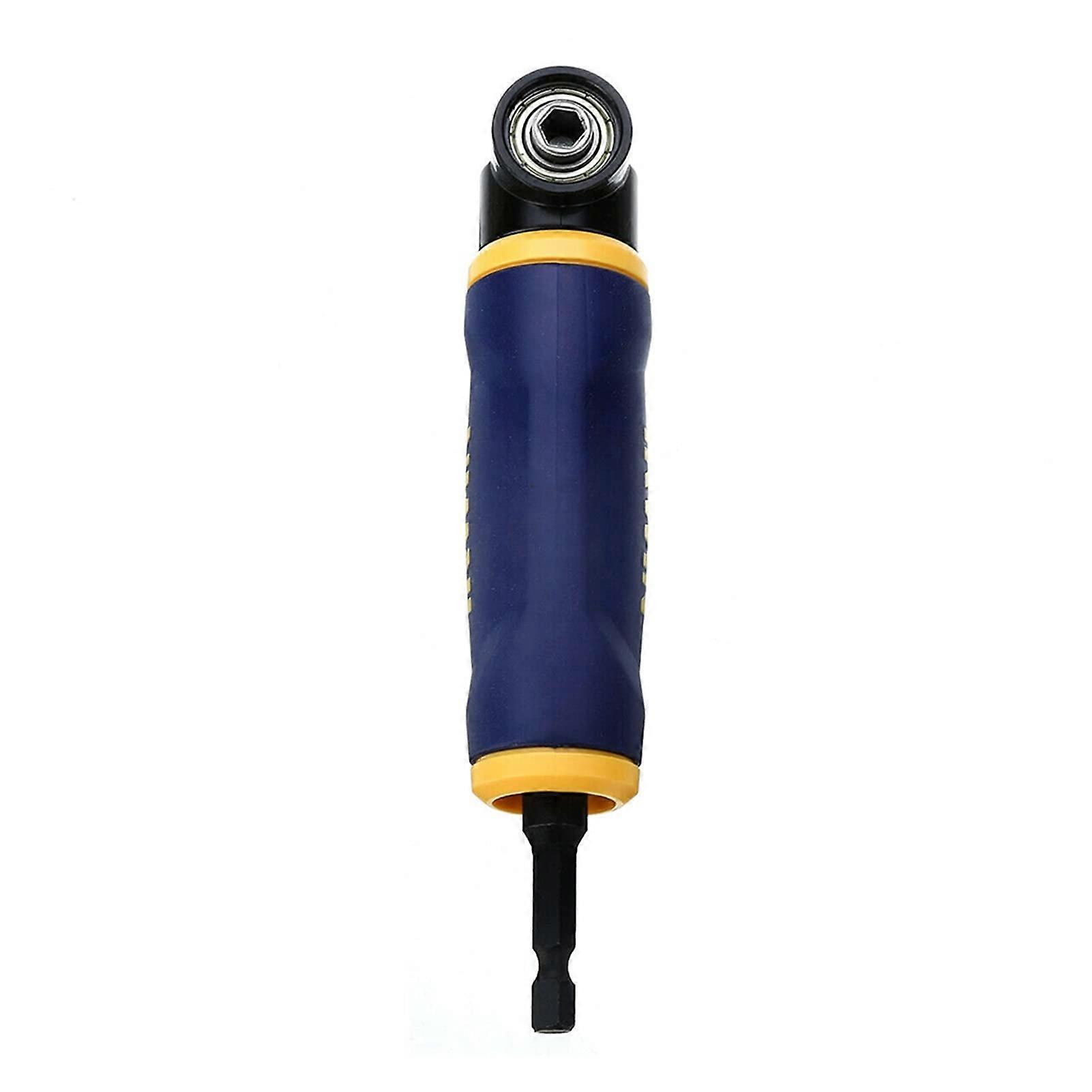 Fit for Screwdriver Magnetic 1/4 Inch Hex Bit Socket Holder Adaptor Sleeve Angle Extension for Right Driver Drilling Tools