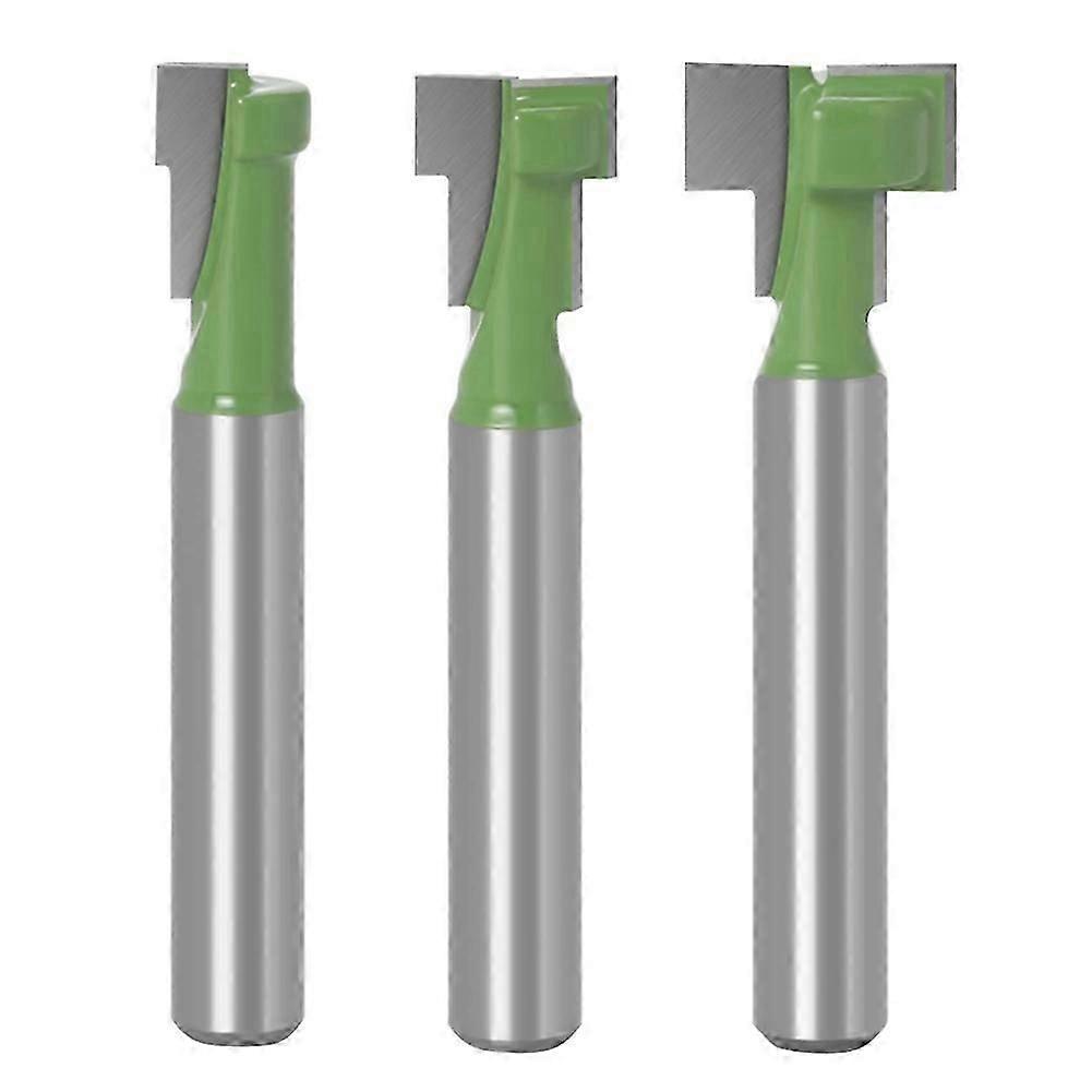 1Pc 1/4 Inch T Slot Router Bit Hex Bolt Key Hole Keyhole Woodworking Milling Cutter End Mill