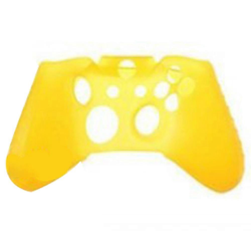Flexible Silicone Protective Case Skin For Game Controller Handle Protector（Yellow）