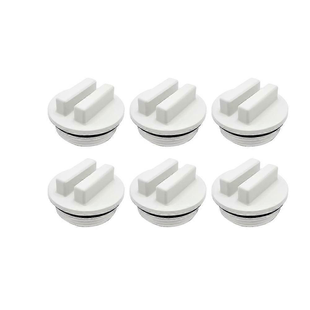 6pcs Threaded Pool Line Plug, Prevent Damage From Freezing Water For Most Swimming Pools