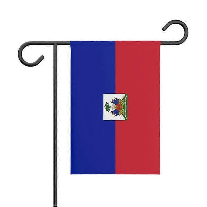 Flag Garden Haiti – 32 x 47.5 cm – Durable Polyester – Vertical Format – Outdoor