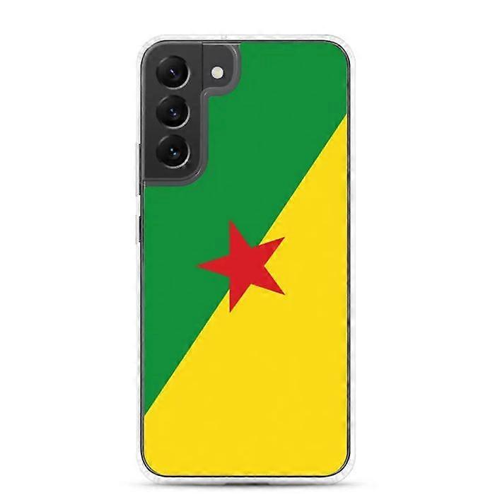 Phone Case – Guiana Flag – Compatible with Samsung Galaxy S22 Ultra – Soft Case – Durable and Shockproof – Pixelforma