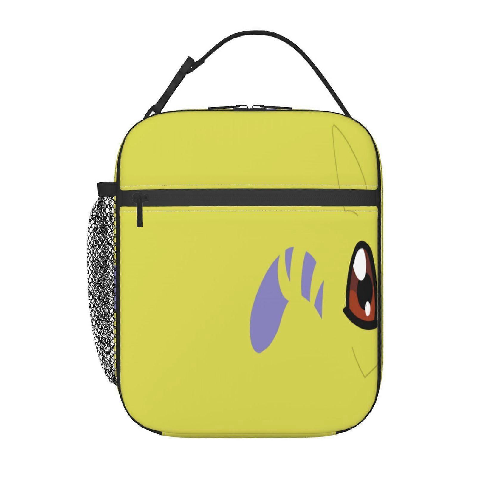 a134 Digimon Lunch Boxes Compact & Slim Profile, Fits Standard Containers Perfectly, Space-Saving Office Essential f134