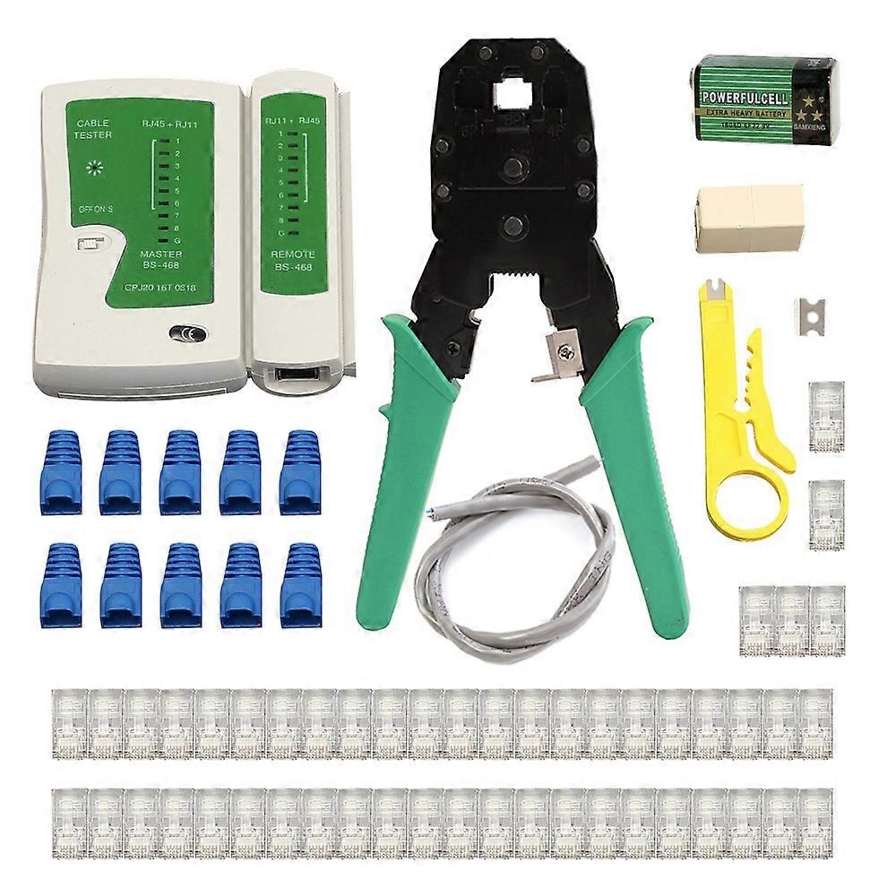 Ethernet LAN Cable Tool Kit RJ45 Crimping, Cable Testing