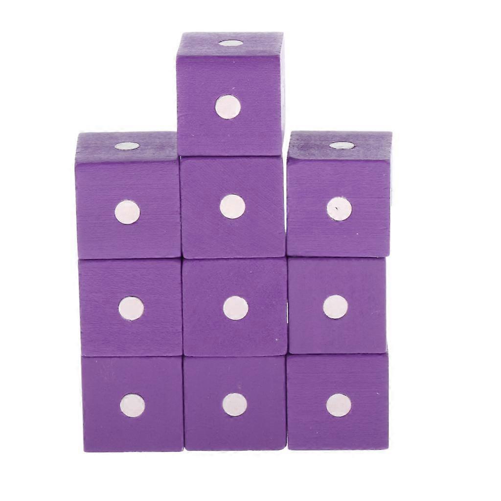 Magnetic Blocks, 10 Pieces Set, Magnetic Cube Building Toys, Assorted Colors,