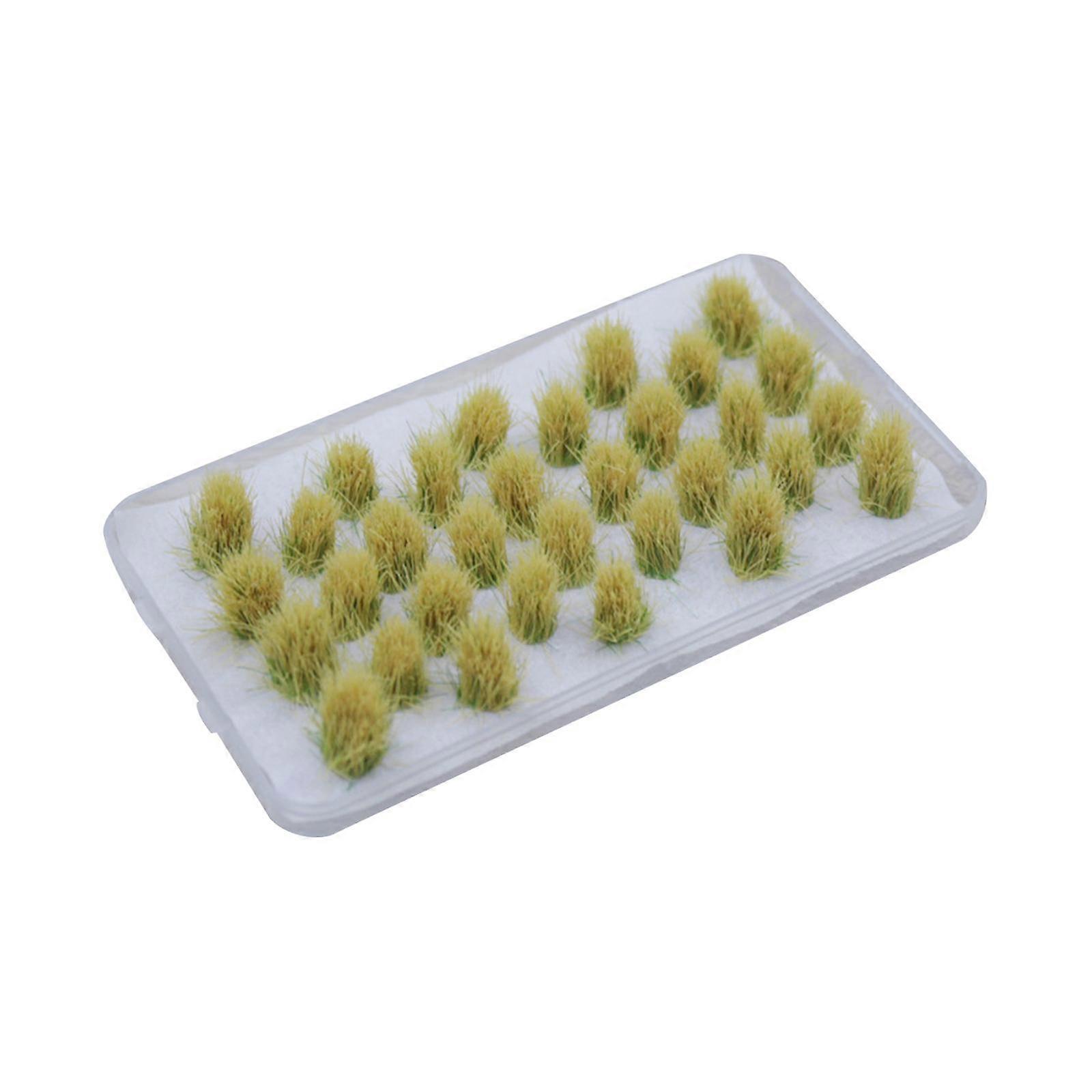 Grass Tuft Model Lowland Shrubs Tuft Miniature Artificial Grass Modeling for