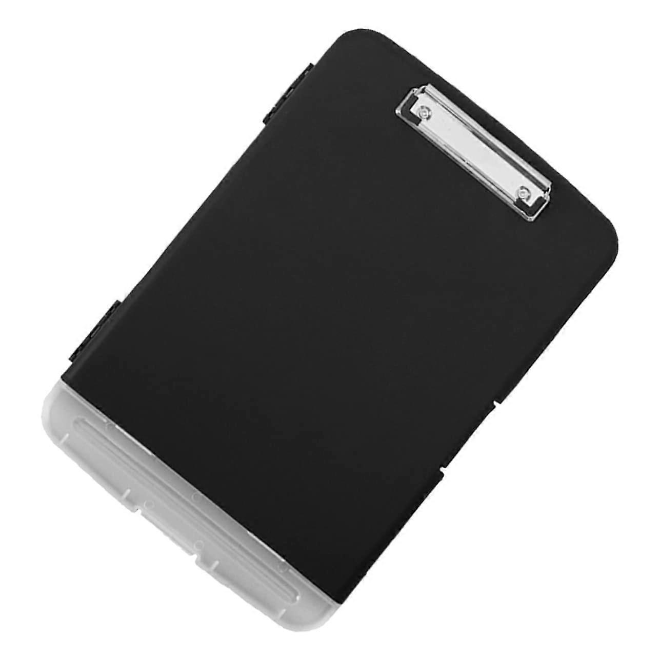 Storage Boxes for Office File Folder Storage A4 Clipboard Folder Reusable Plastic Sealed Clear Organizers for Documents