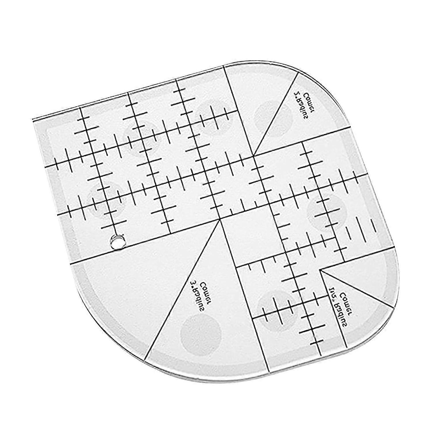 Piece Curved Square for Quilting, Sewing Patchwork | Rounded Edge Sewing Template, Sewing Supplies, Patchwork Tools, Home, Office