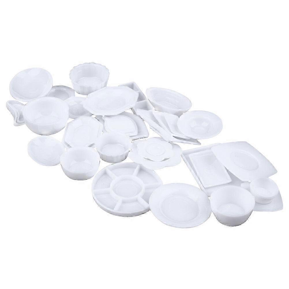 33 Pcs Mini Toy Mini Tableware Doll Kitchen Tableware Doll Kitchen Decor Toys Tableware Decor Toys