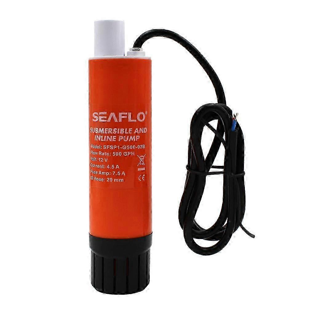 2025 SEAFLO 12v Submersible/Inline Water/ Transfer Pump 500 GPH