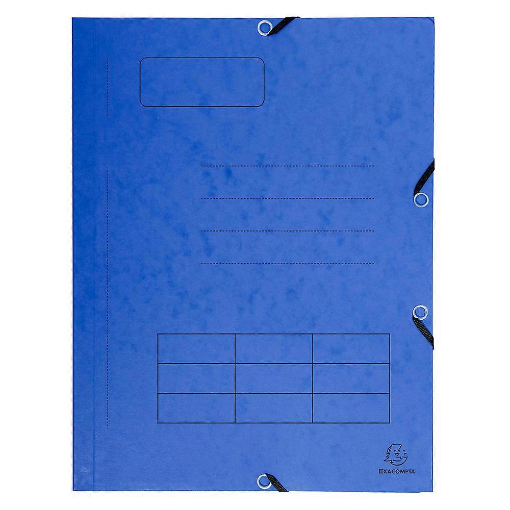 Exacompta 55360E 50x Carpet./gomas impresas 3solpa.NF SURT.