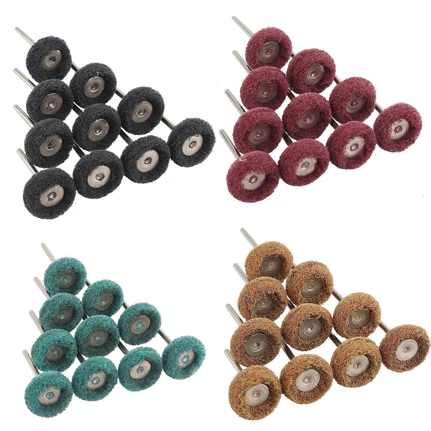 3mm Grit Abrasive Shaft Polishing Wheels Set for Dremel