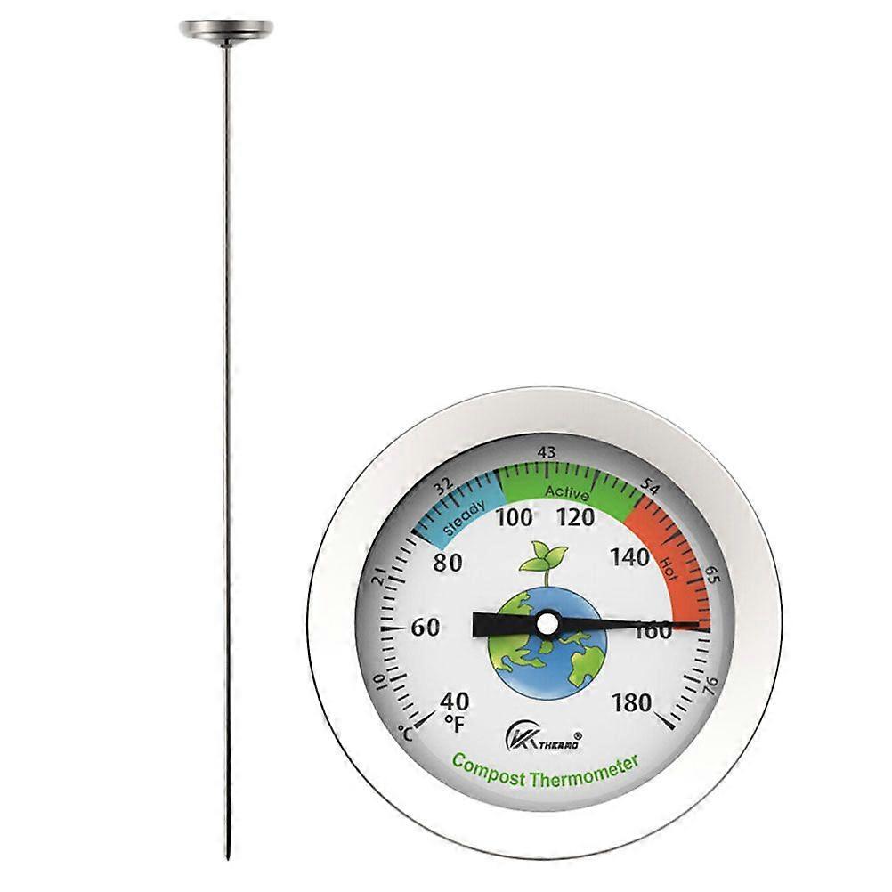1Pc Soil Thermometer Compost Thermometer Waterproof Thermometer (Colorful)