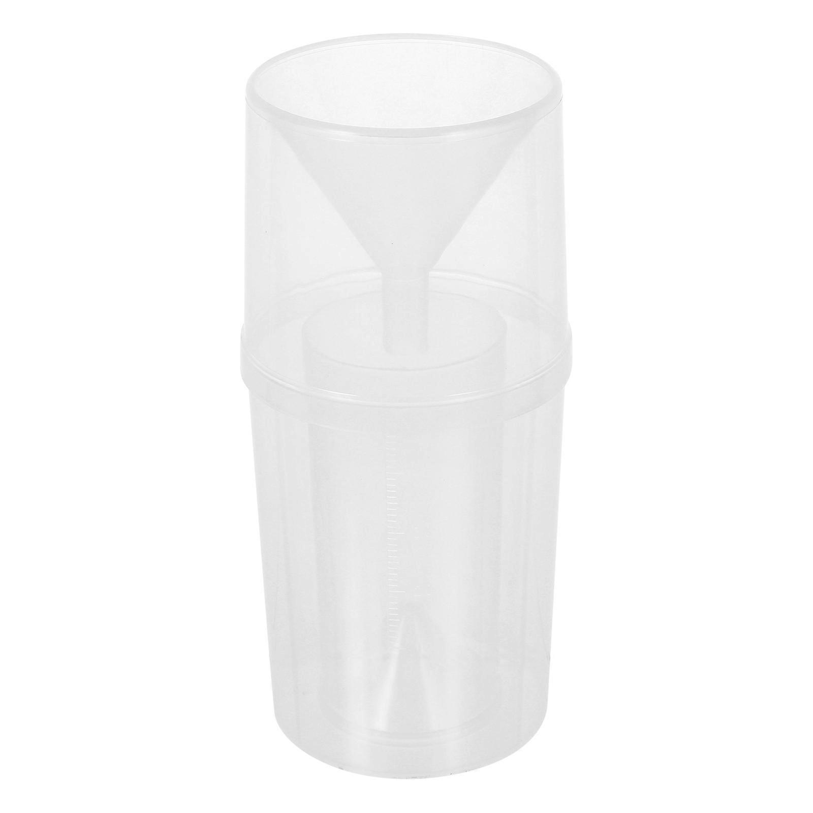Transparent Rain Gauge Ground Rain Gauge Teaching Equipment Plastic 25X10X10CM Watering Rate Collection 1Pack
