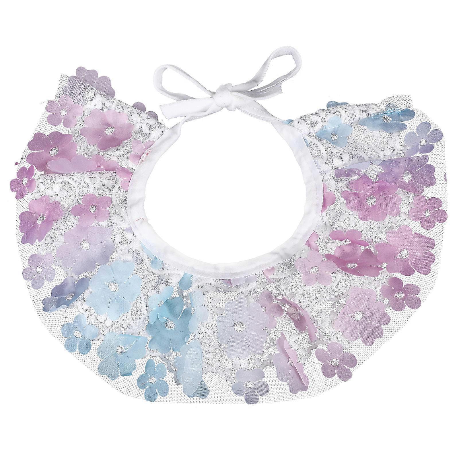 Decorative Kitten Collar Princess Style For Pet Owners 26.5x17x2cm 1 Set