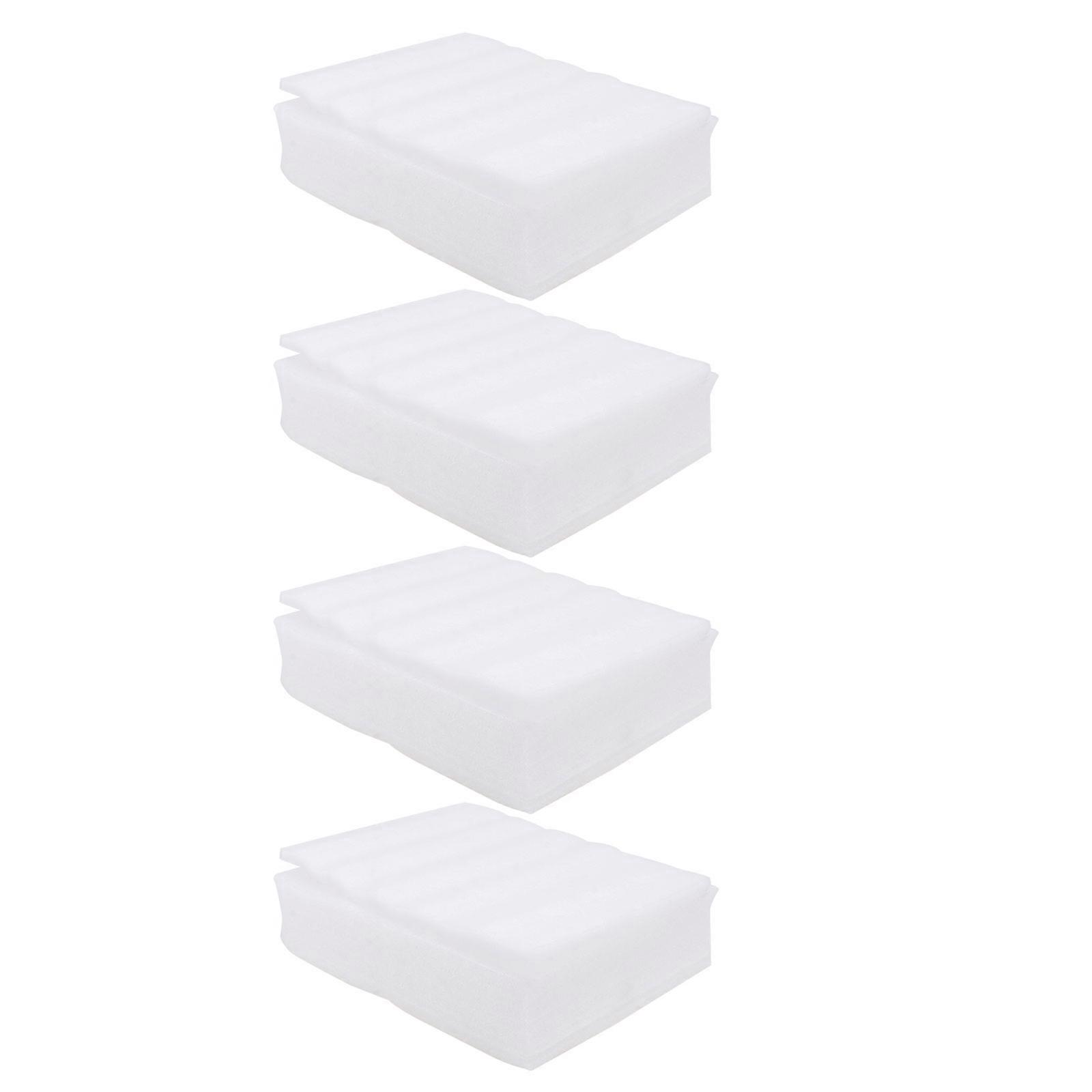 Practical Egg Trays for Storage Made of PE Foam 20 Grids White Color Fits Various Scenes 4pcs