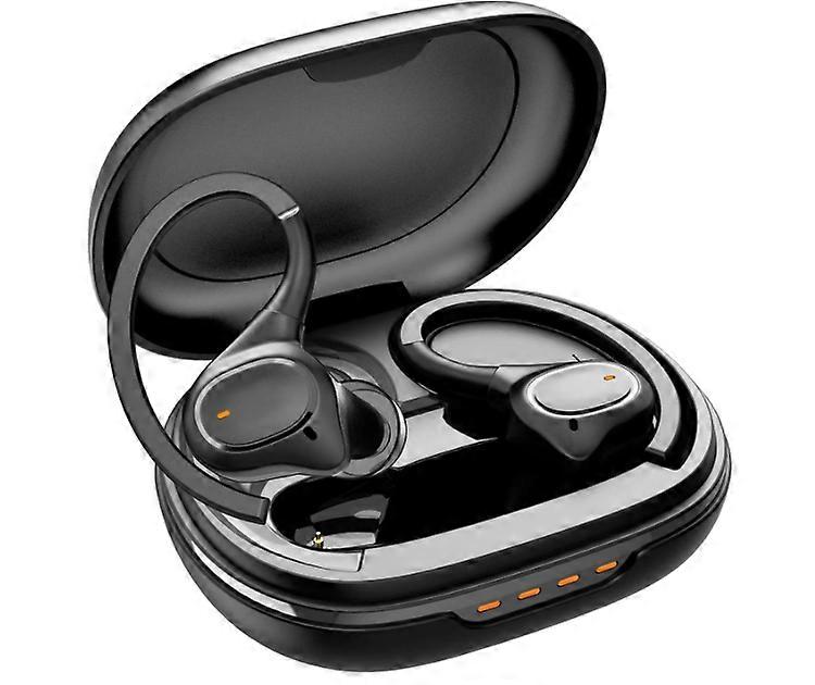 Wireless Earbuds with Earhooks for Small Ears, Mini Bluetooth Earbuds with Microphone, Wireless Earphones for Sport and Working Out(Black)