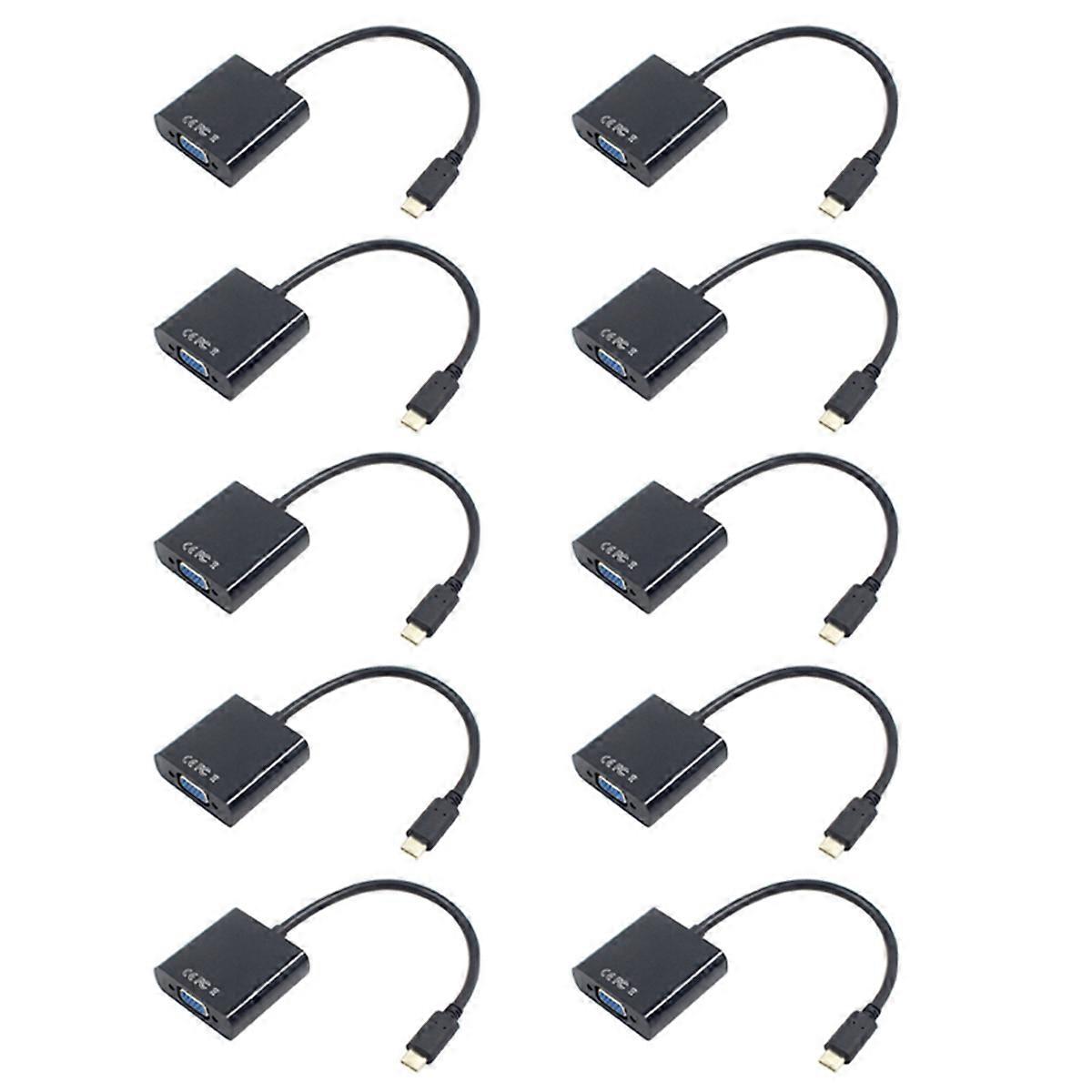 USB-C USB3.1 Type C for Adapter Cable VGA Male to Female Converter