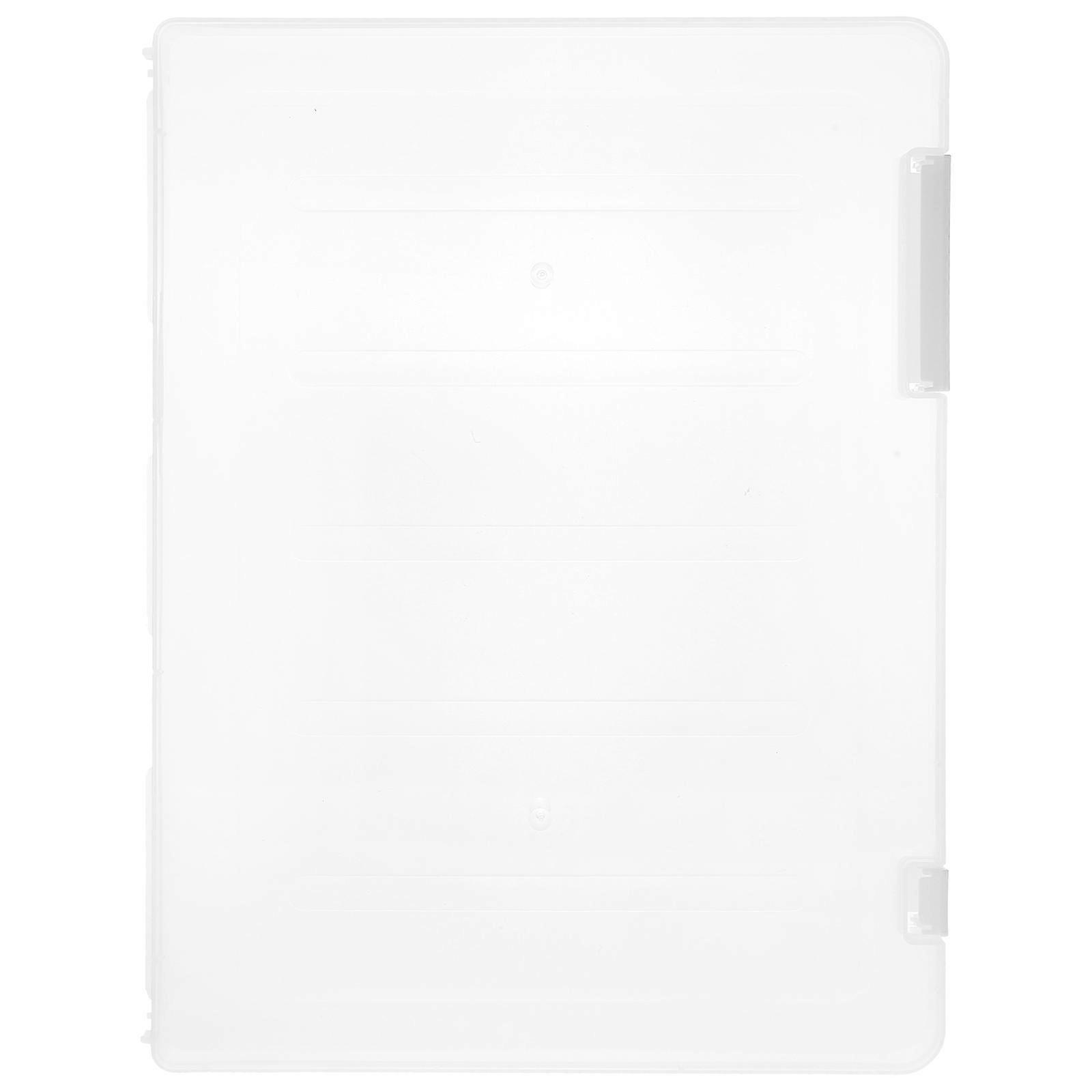 Important Document Folder Paper File Container Stacking Stability School Supplies 30.50X22.60X2.00CM 1Set