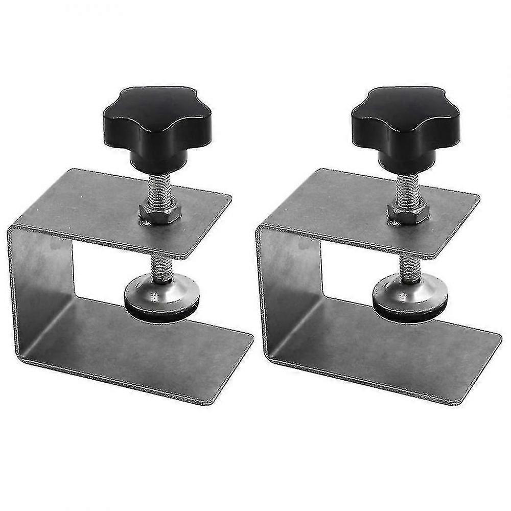 2pcs Drawer Front Installation Clamp Hardware Jig Accessories