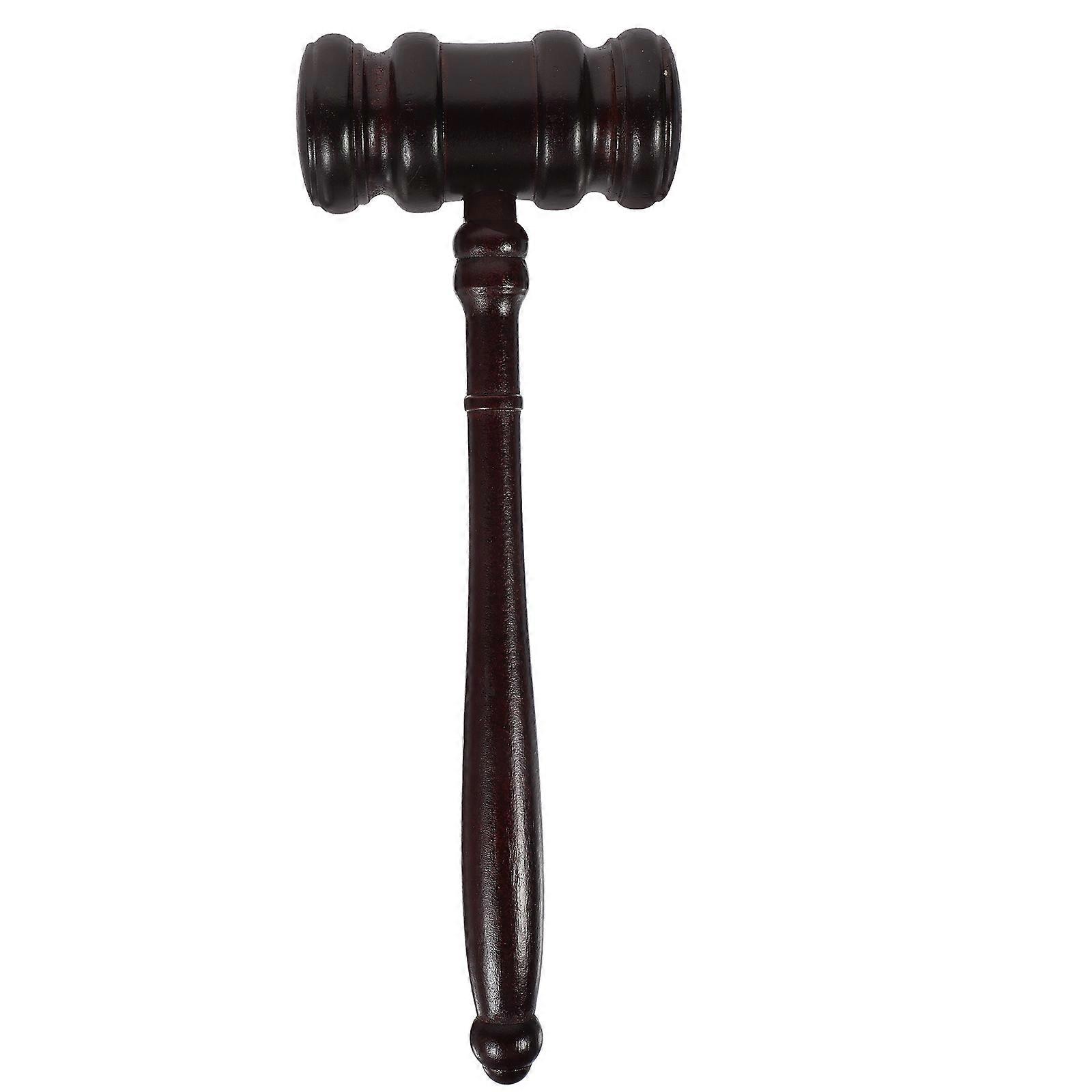 Judge Hammer And Gavel Wooden Hammer Courtroom Use Coffee 25.00X9.00X4.00CM For 1Pack