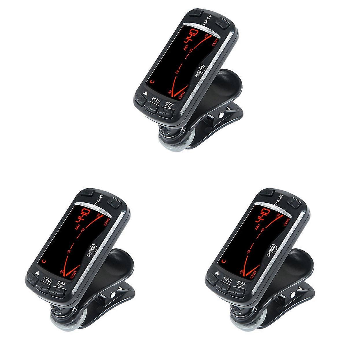 Tm-25 Clip-On Electric Tuner & Metronome Guitar Chromatic