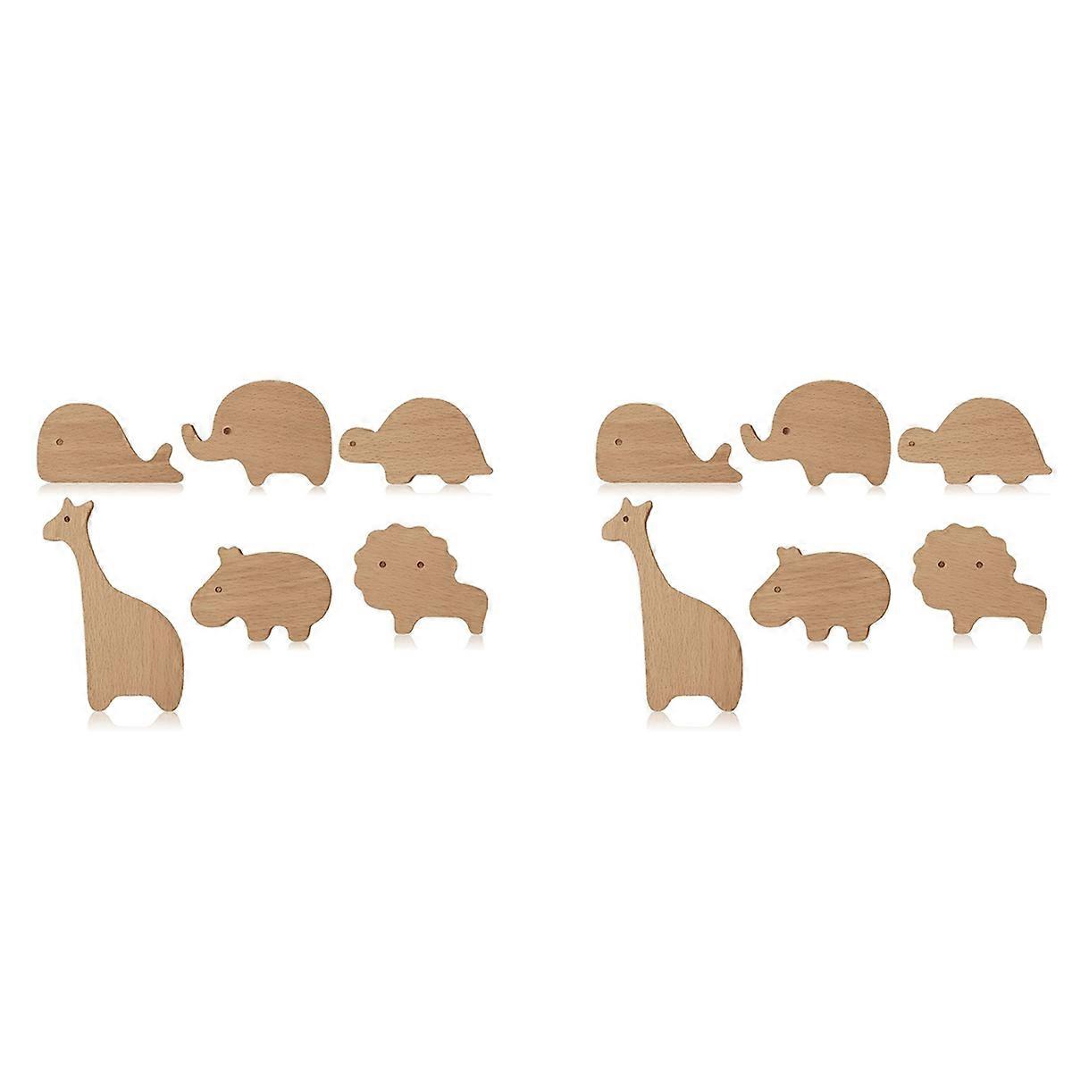 Wooden Animal Cabinet Knobs Decorative Dresser Knobs with Screws