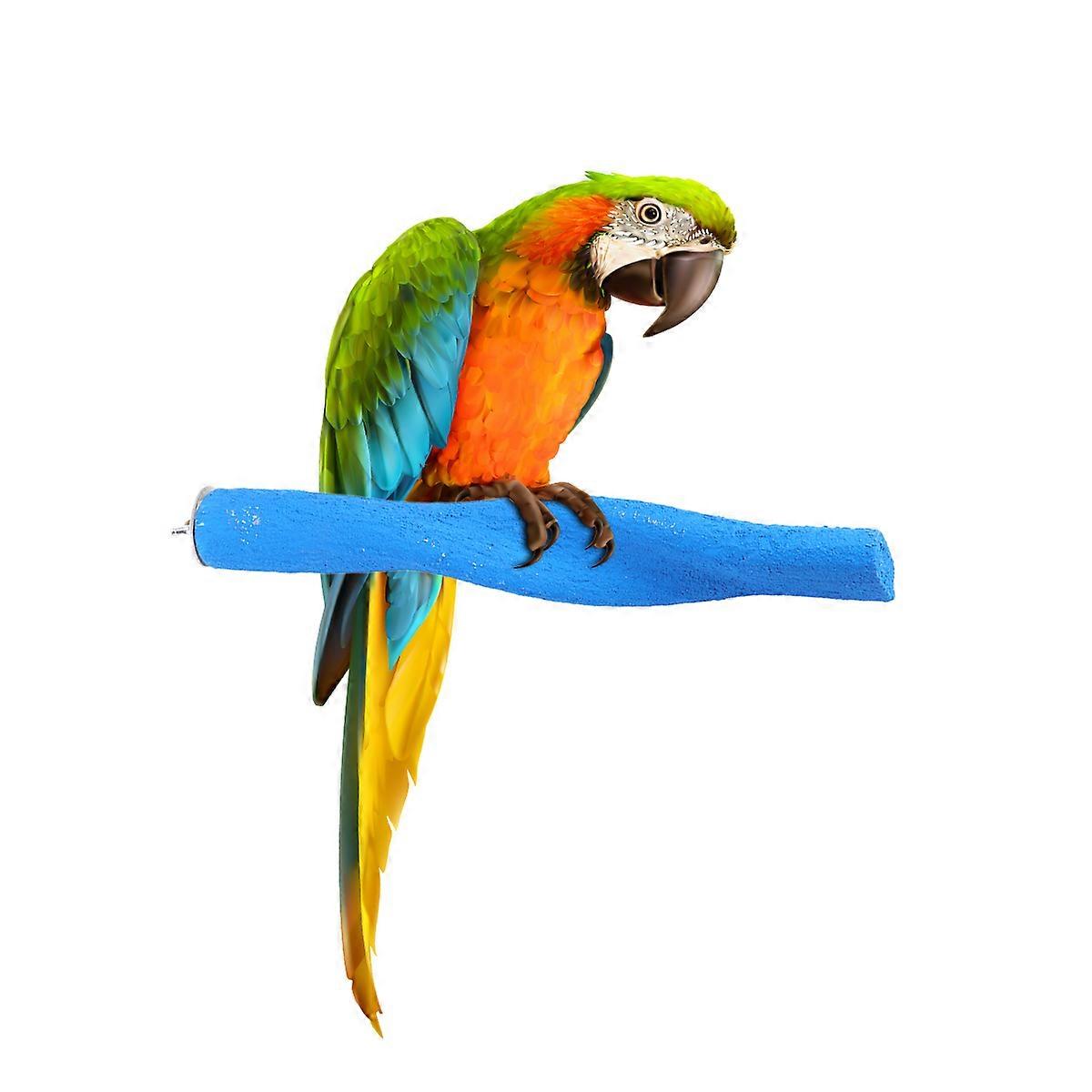 Bird Grinding Wand Stand for Parakeets & Small to Medium Birds – Arenaceous Claw Stick for Beak and Nail Trimming, Safe Chew Cage Accessory, Easy