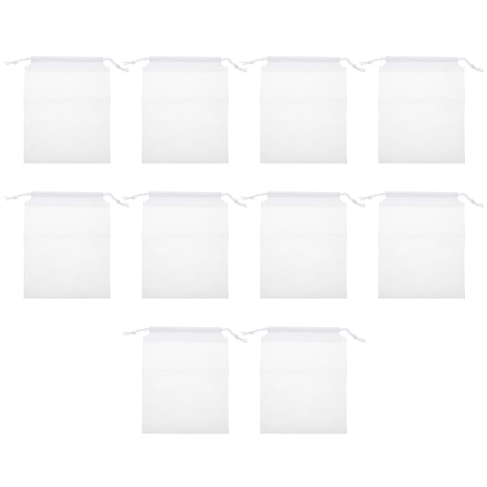 أكياس صافية صغيرة حقيبة صيد صافية معدات صيد 10x7.8x0.01 سم أقمشة غير منسوجة 10 قطع