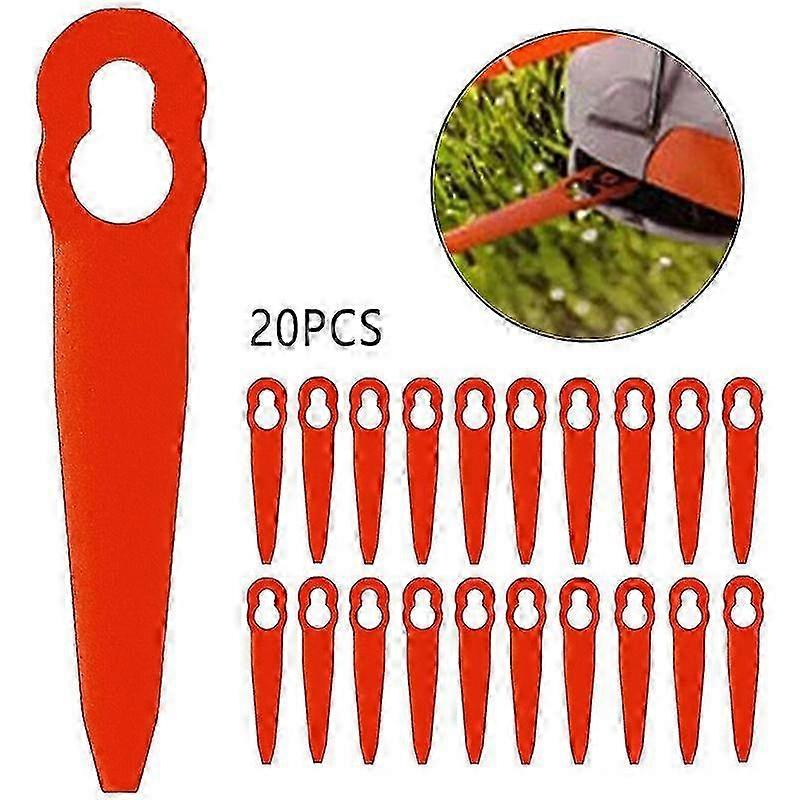 20pcs Replacement Plastic Blades for STIHL FSA 45 Cordless Grass Trimmer & Strimmer