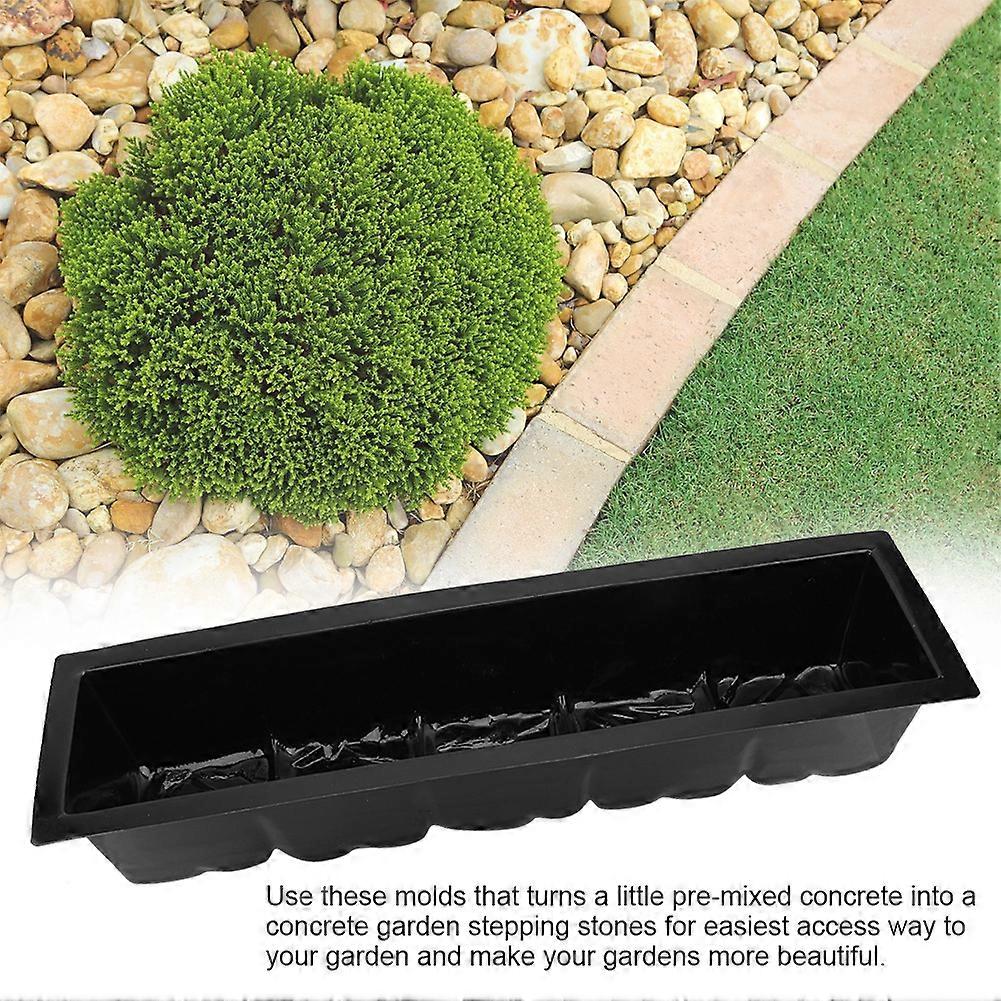 2pcs Paving Mold with Pattern DIY Plastic Paving Stone Molds Path Maker Concrete Mold