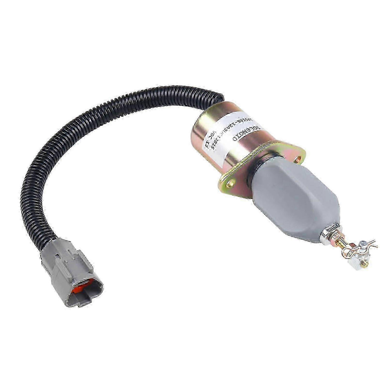 ヒュンダイR60-5掘削機およびヤンマー1751ES-12A3UC12B1Sのための燃料はソレノイドを止めました-ディーゼル機関の操業停止弁の取り替え部品