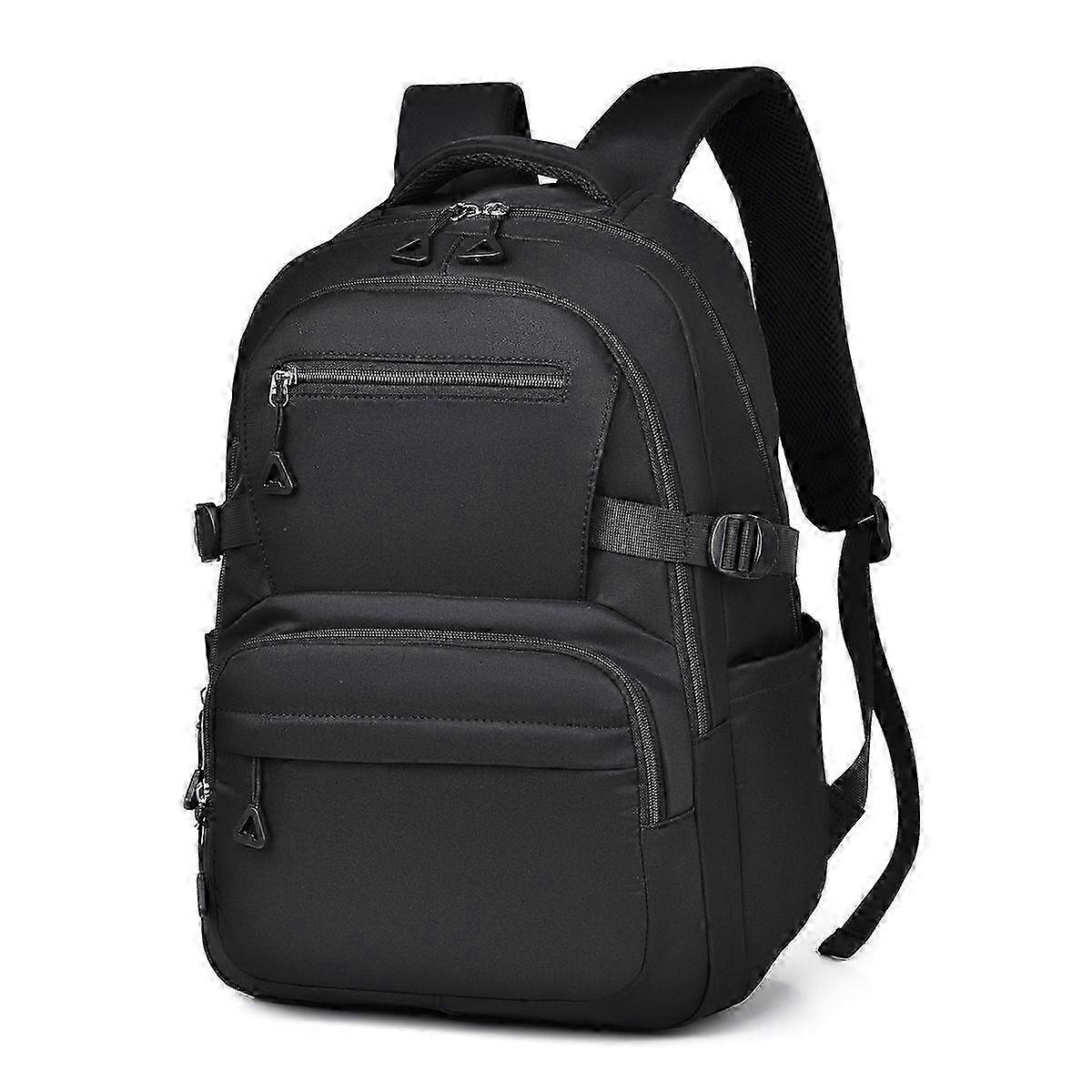 Large Capacity Simple Student Backpack for Junior High School and College Casual Use Double Back Design