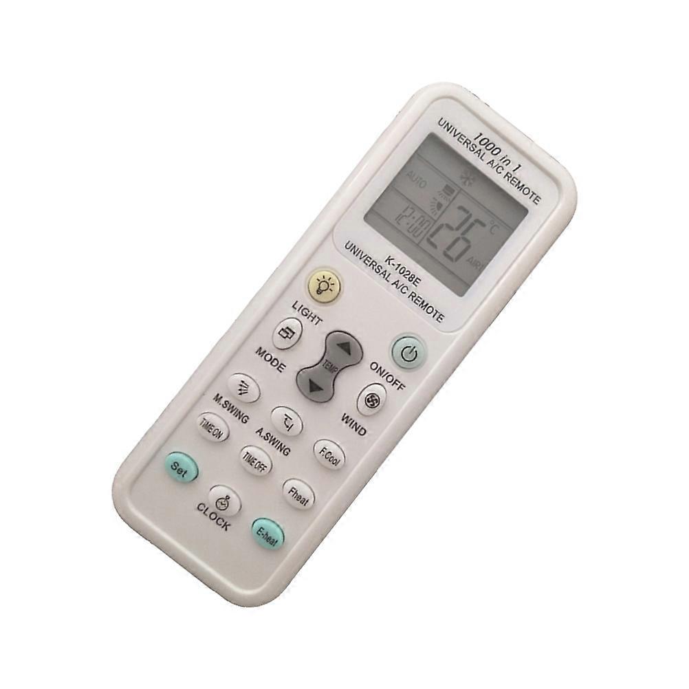 Remote Control for Home & Office Air Conditioners with LCD Display and Comfortable Grip, Compatible with AC Units, No Battery Included