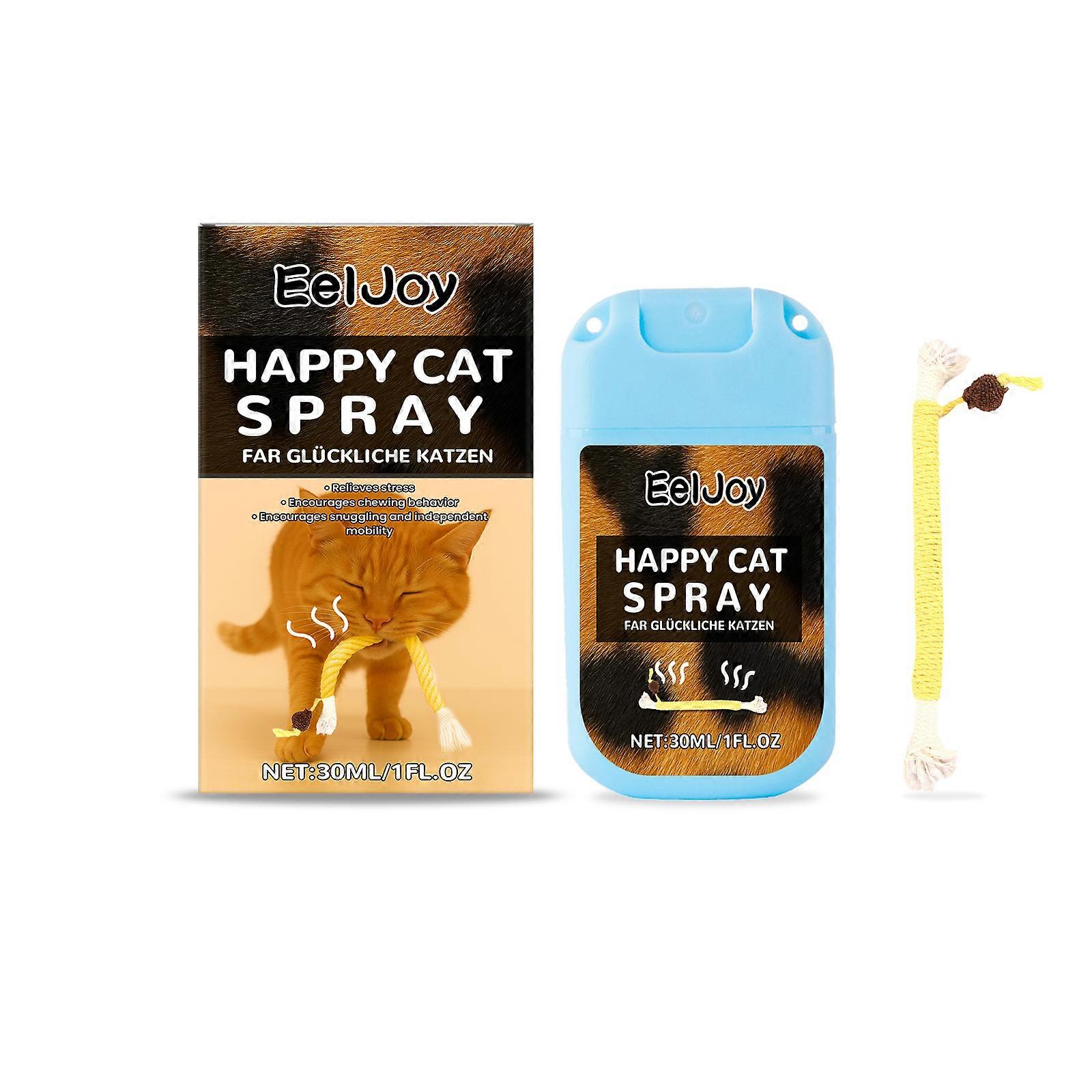 Long Lasting Mint Catnip Spray with Scratch-Resistant Rope  Stimulate Play & Keep Cats Active