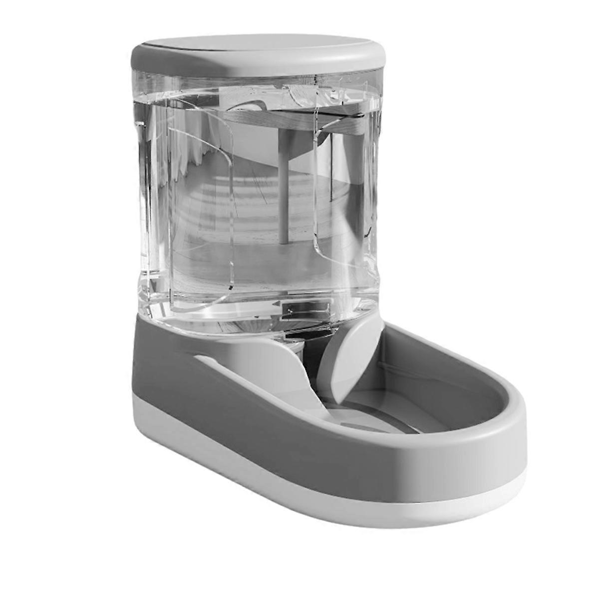 Pet Dog Feeder Cat Automatic Drinking Fountain Cat and Dog Drinking Water Feeding Bowl Transparent Dog Food Storage B