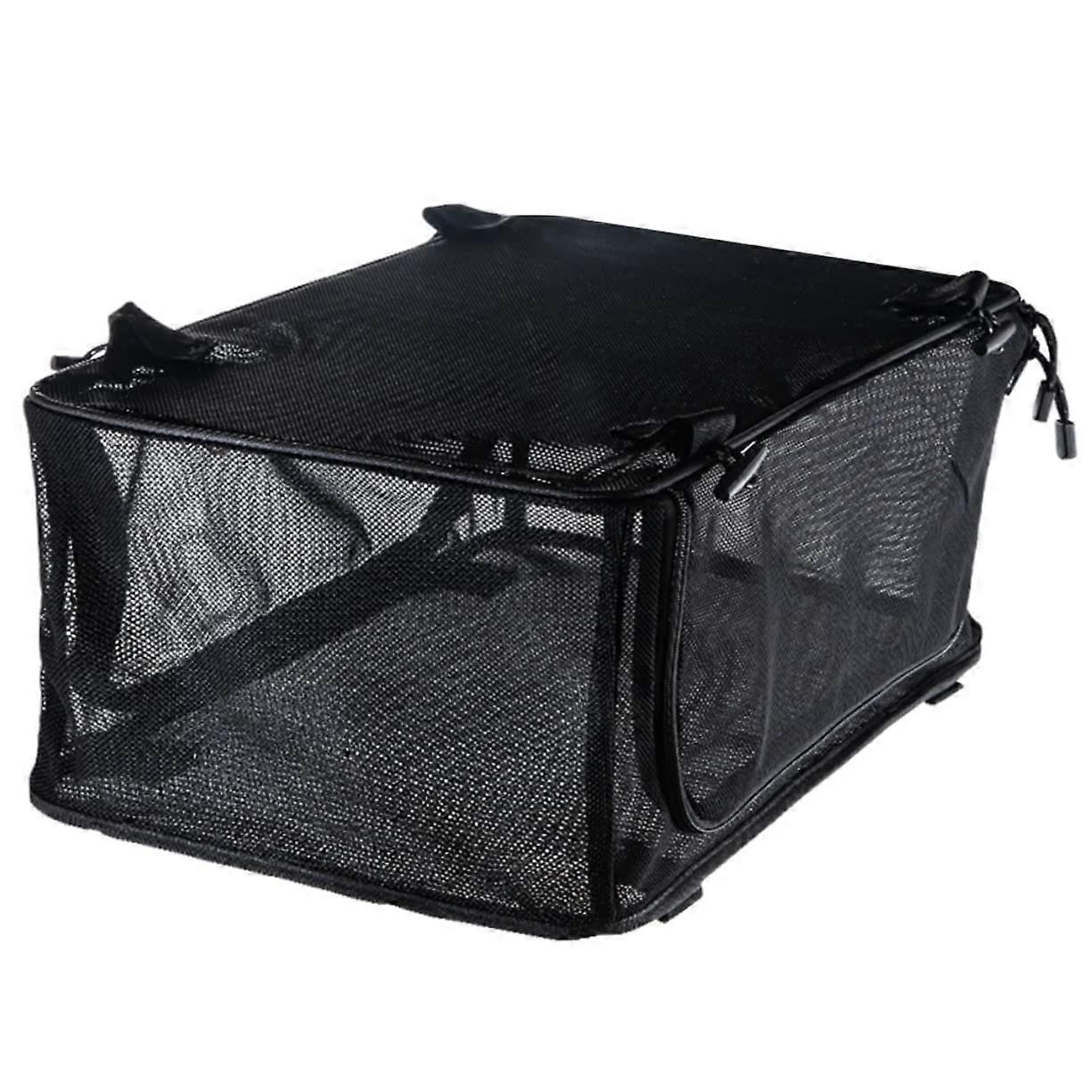 Outdoor Cooking Utensil Storage Mesh Bag Collapsible Organizer for Camping Tableware BBQ Tools Snacks and Breathable Design