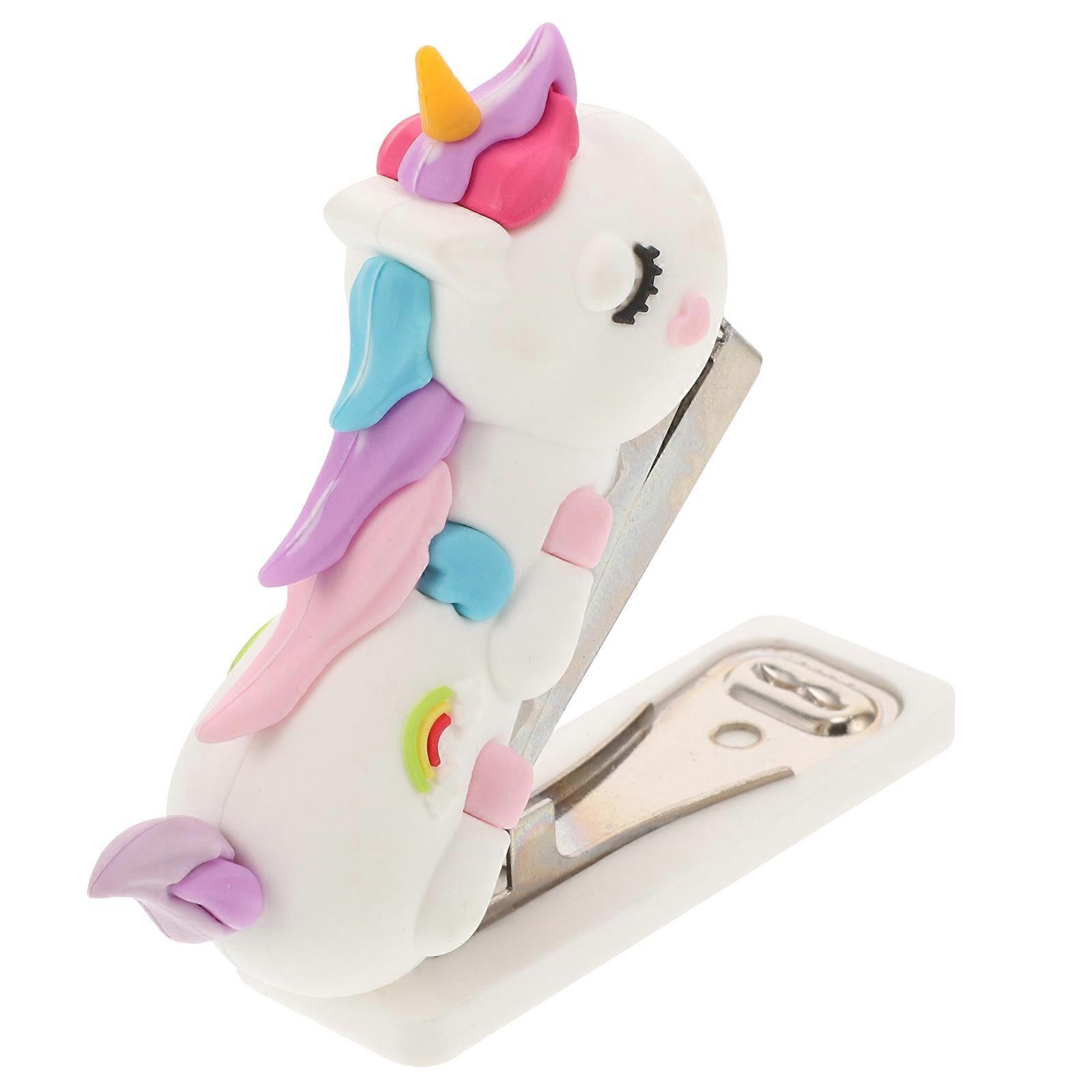 Cute Handheld Stapler for Office, School, and Students – Easy to Use, Compact, and Portable Stationery Tool