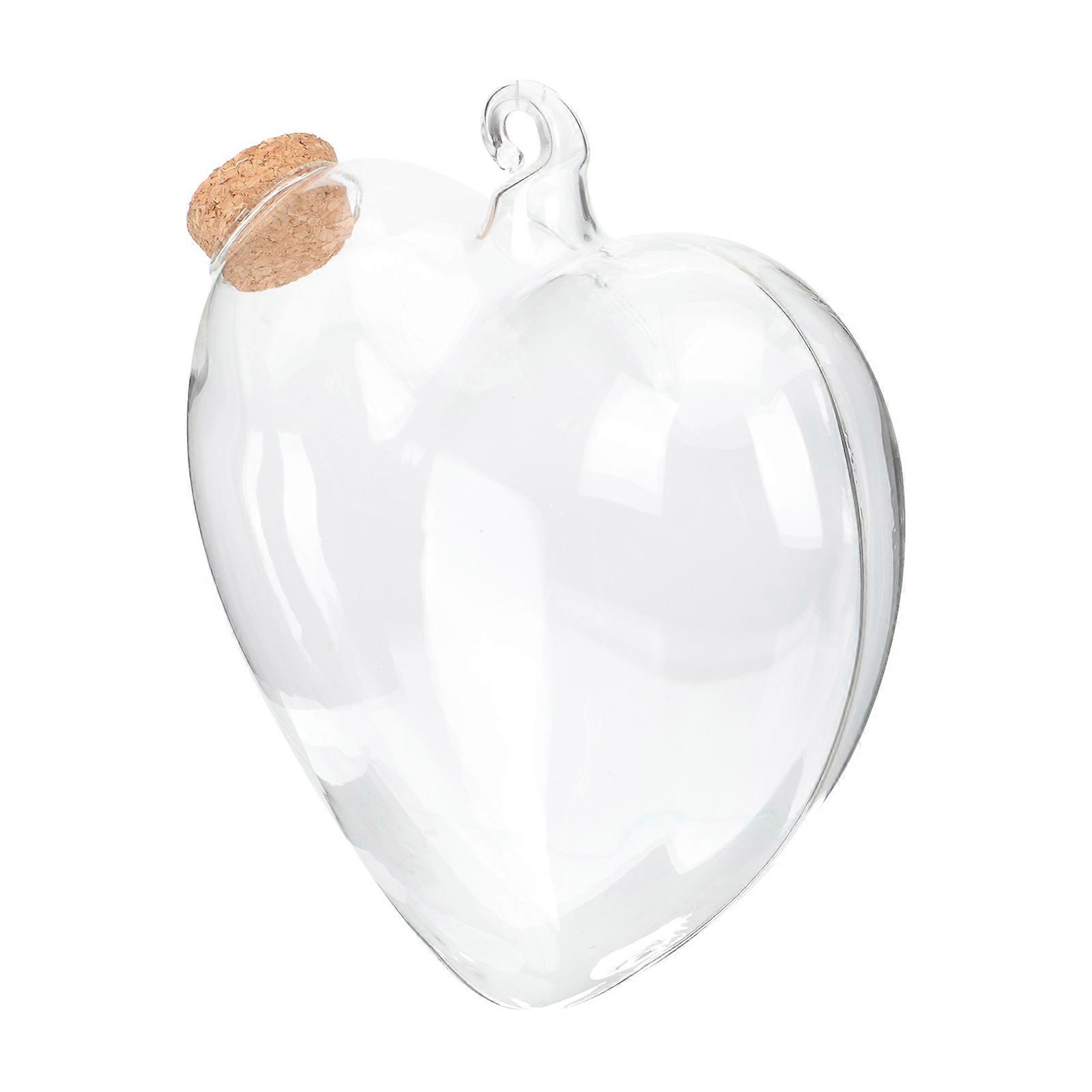 Small Wishing Bottle Creative Shaped Glass Decorative Landscape Bottle For Wedding 18x16cm 1Pack