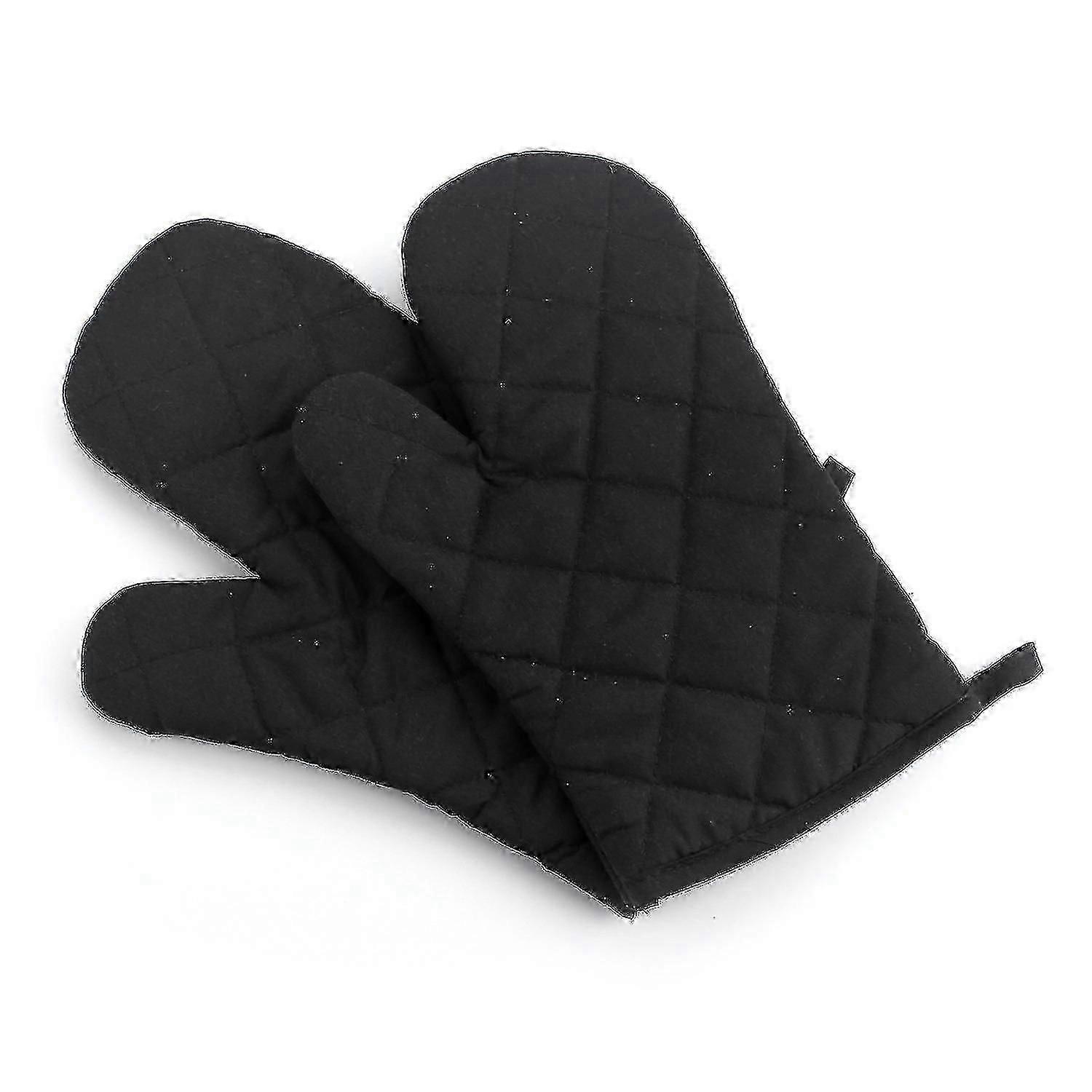 2pcs espessas resistentes ao calor luva de manteiga aspirando luvas de algodão