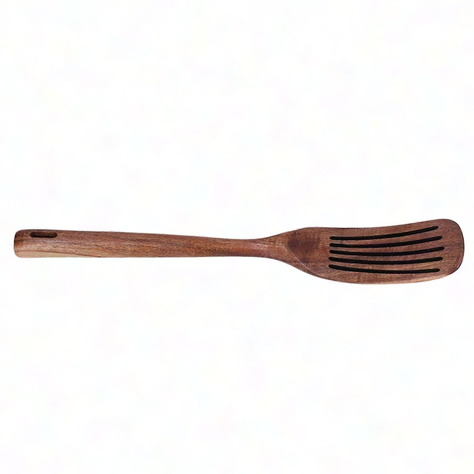 Wooden Spatula with Long Handle for Cooking