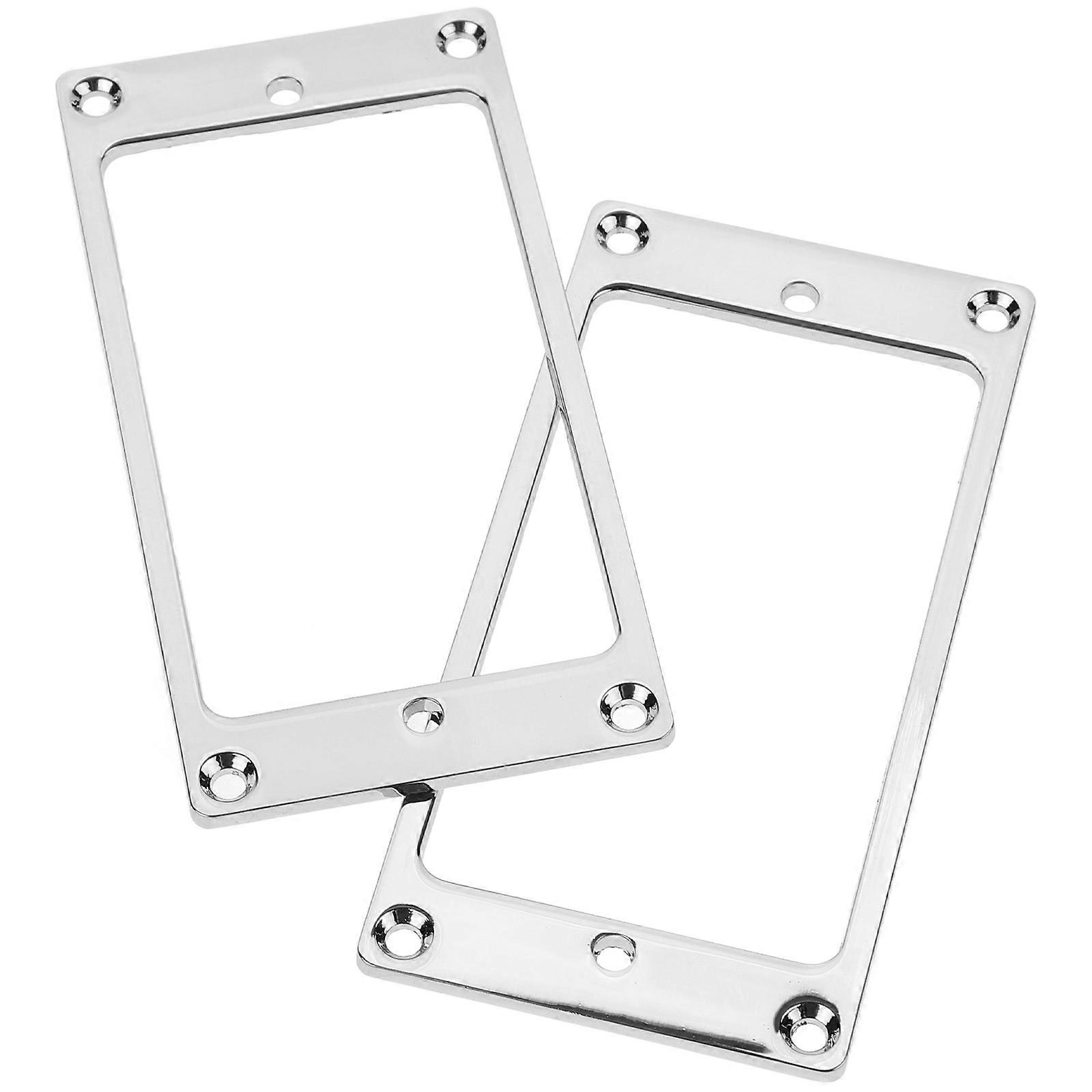 Pickup Support Frame Electric Guitar Pickup Frames Guitar Maintenance Rectangular Iron 2Set