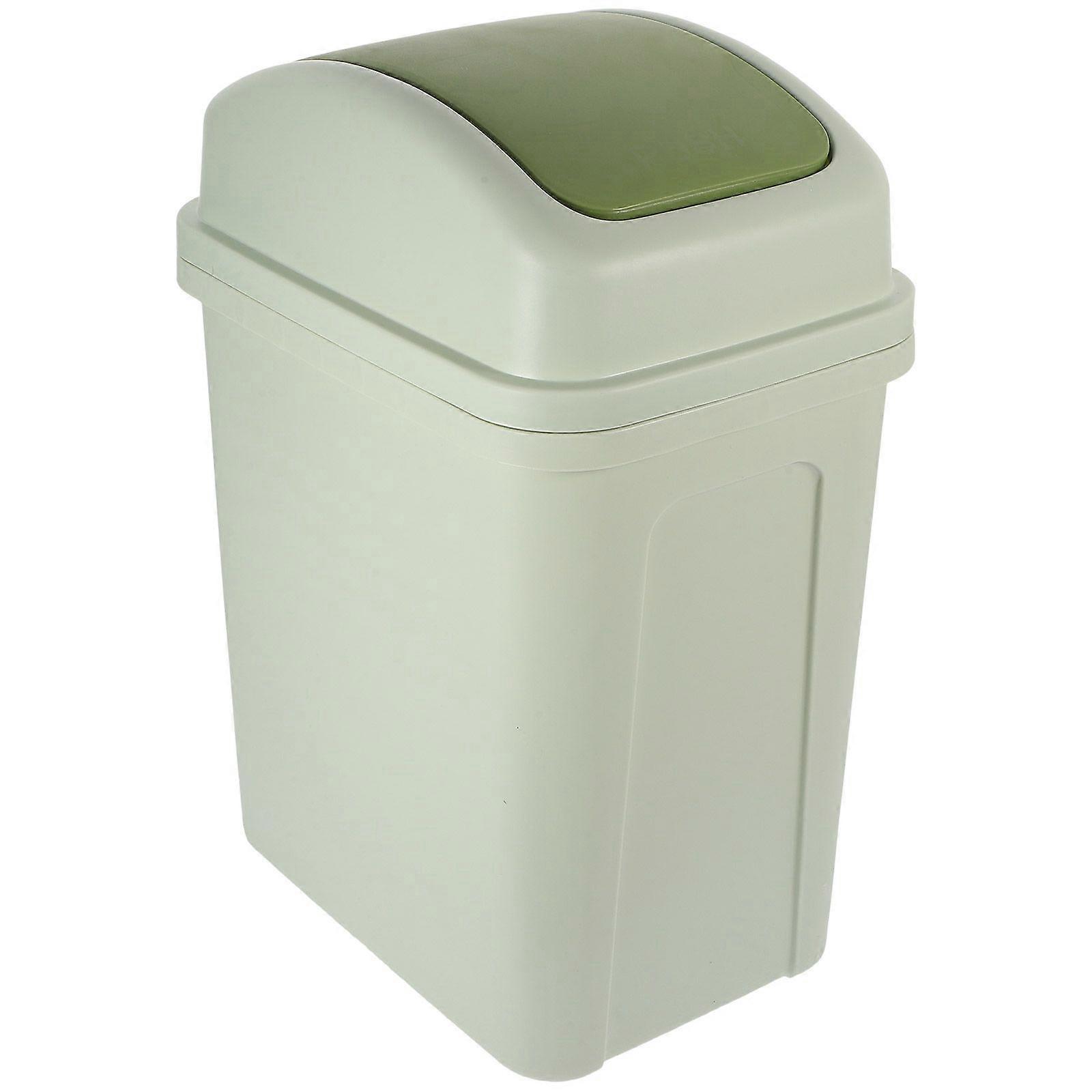 Bathroom Trash Can with Swing Lid Garbage Can Bathroom Trashcan Garbage Bin for Kitchen
