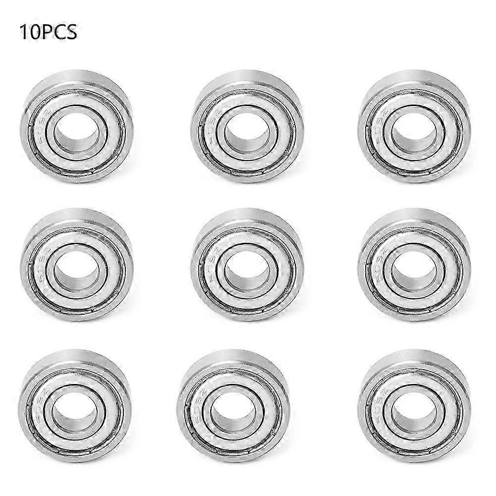 10pcs Universal Double Shielded High Speed Deep Groove Metal Steel Ball Bearings Set