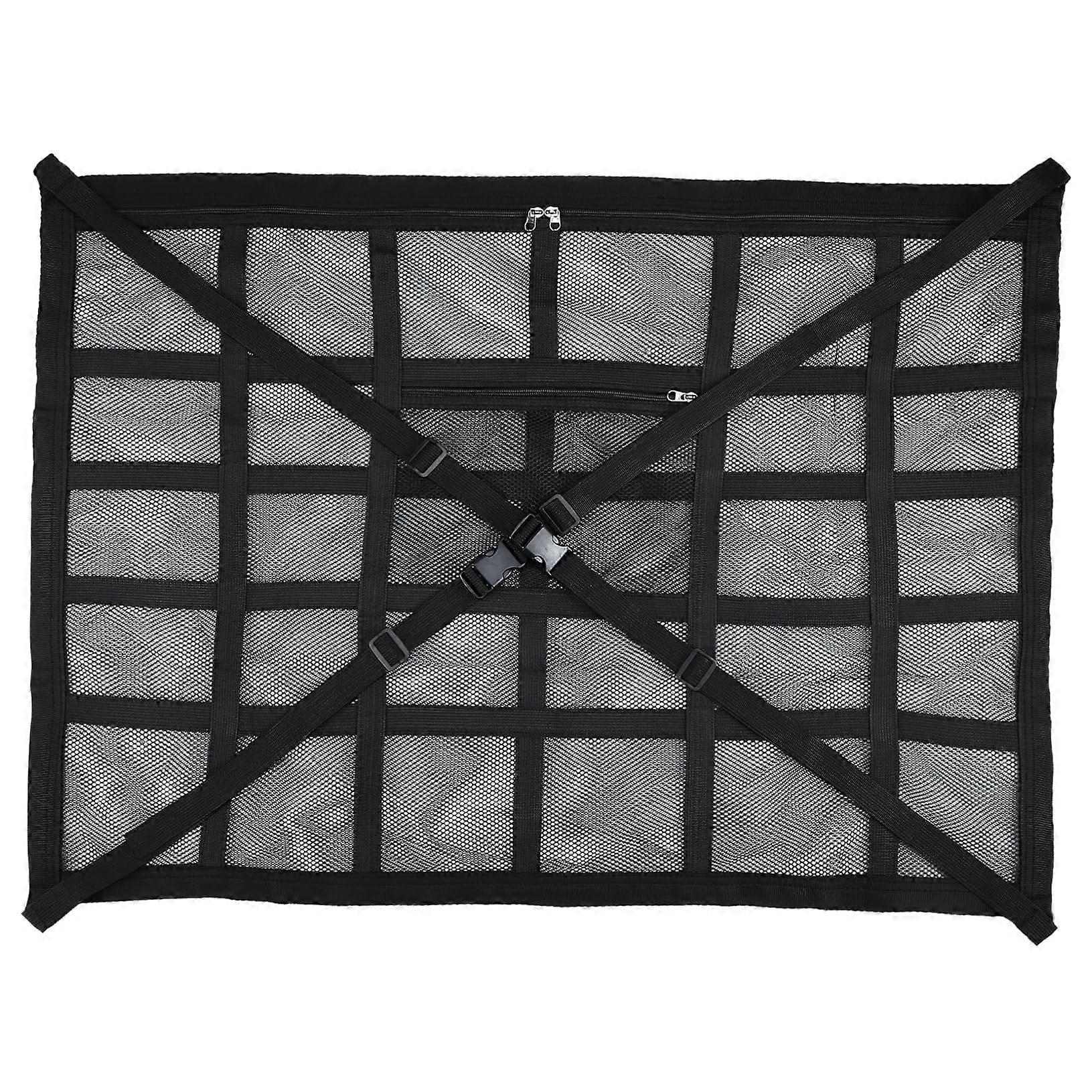 Versatile Car Ceiling Storage Organizer with Pockets – Durable Felt Overhead Compartment for SUVs, Trucks, and RVs