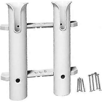 AURA Plastic Dual 2-rod Rack Verticale Houder Organiser - Boot Kajak Hengel Opslag Kunstaas