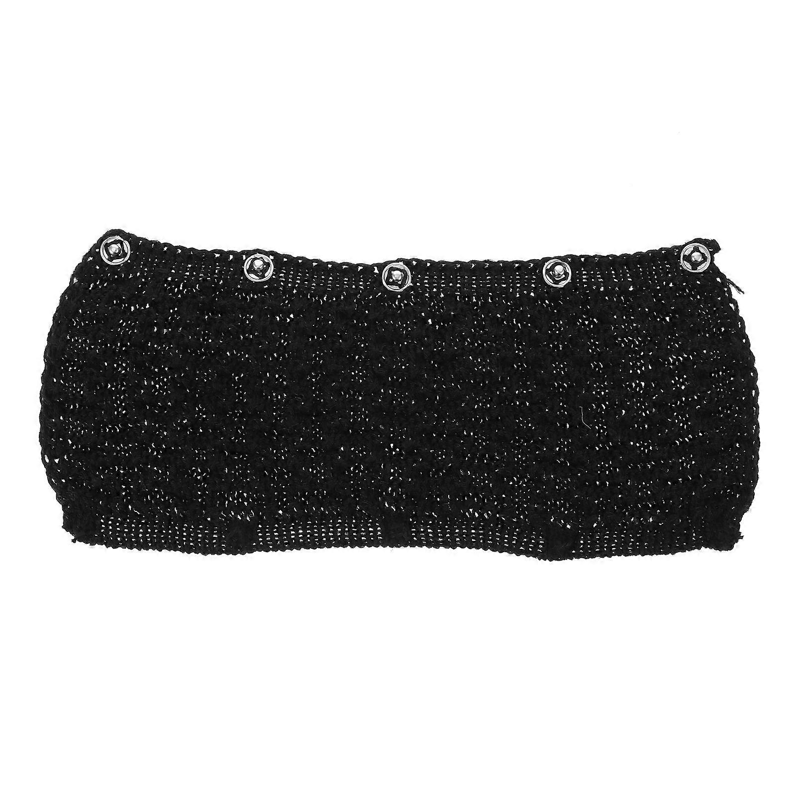 Woolen Headset Protector for Earphone Lightweight Durable Impact Resistant Scratch Proof Black
