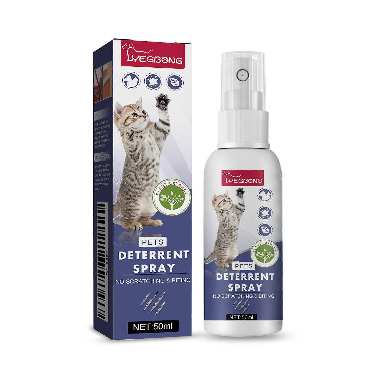 Pet Anti-Scratch Spray - Repel Cats & Dogs from Scratching Doors & Sofas - Bite Deterrent